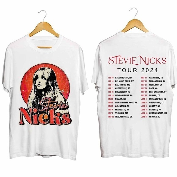 LaNess Other - Retro Stevie Nicks 2024 Sweat Concert Tour T-Shirt 2 Sided
